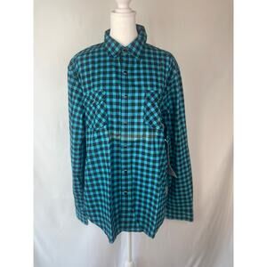 Cactus The Original Authentic Handmade Cotton Sz L Button Down Shirt